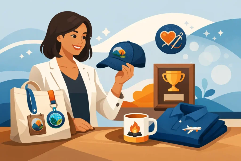 Brindes promocionais bordados que ficam na memória